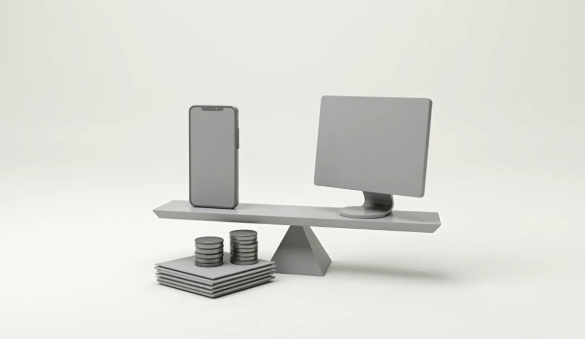 Imagem original de Mobile vs Desktop Native Ads: Creative & Cost Differences (Data Study)